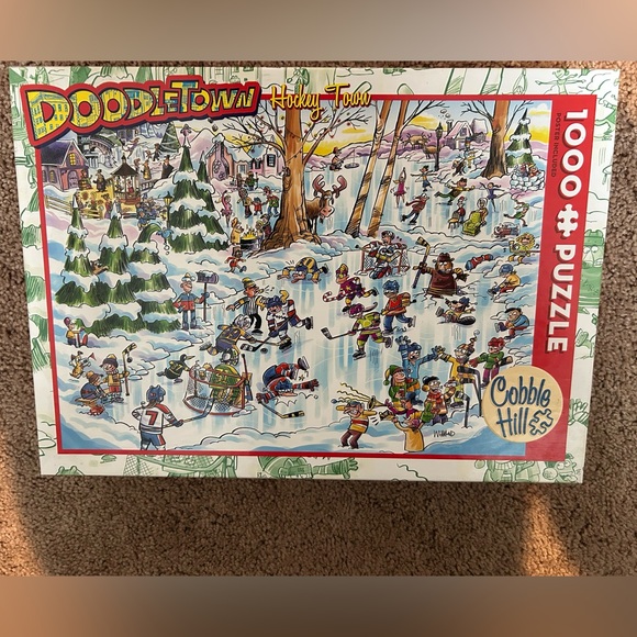 Doodletown Holiday 1000 Piece Puzzle - Picture 1 of 1
